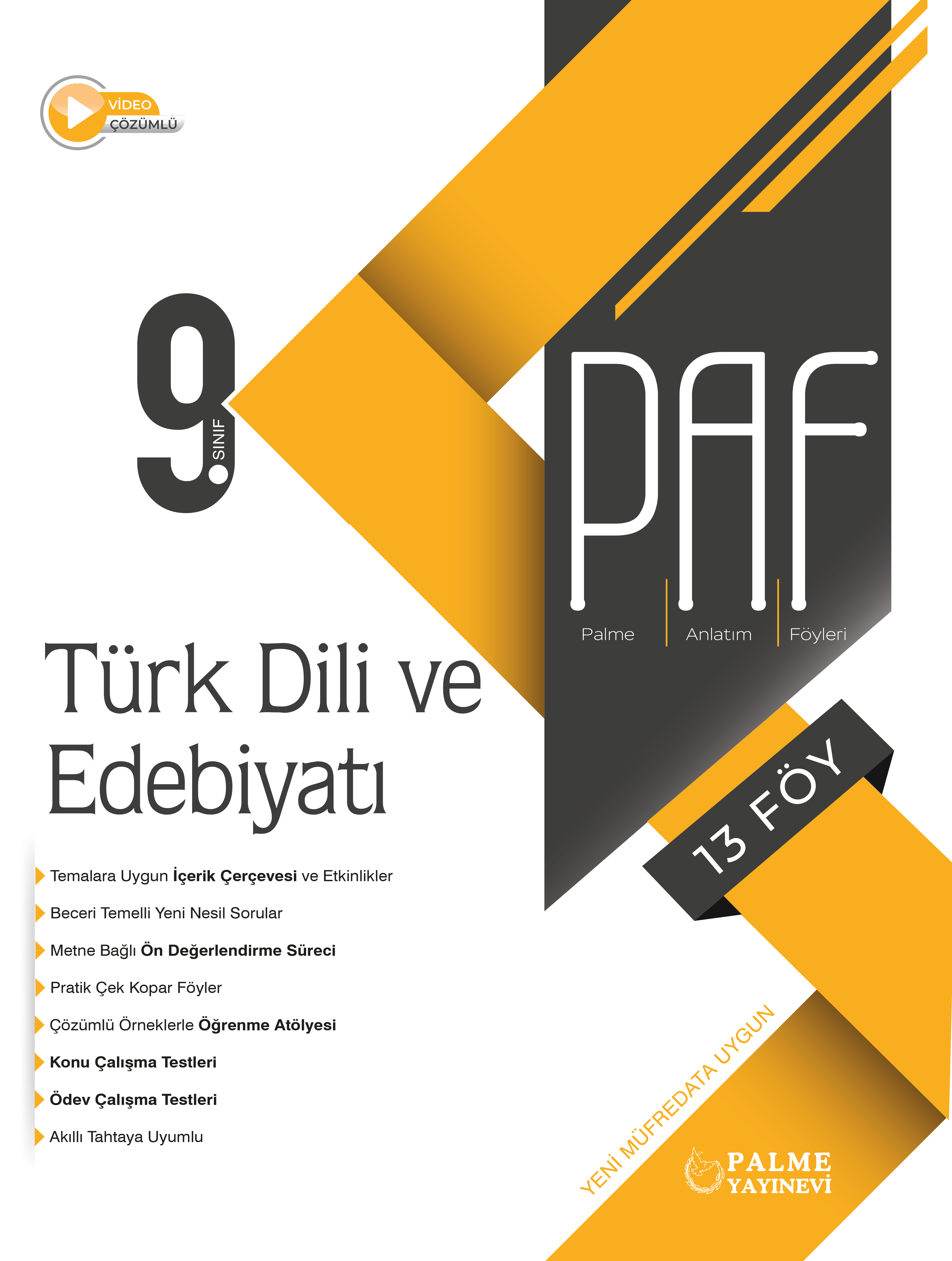 9. SINIF TÜRK DİLİ VE EDEBİYATI PAF